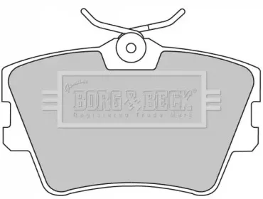 Комплект тормозных колодок, дисковый тормоз BORG & BECK купить