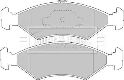 Комплект тормозных колодок, дисковый тормоз BORG & BECK купить