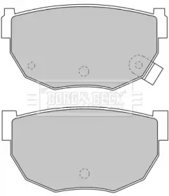 Комплект тормозных колодок, дисковый тормоз BORG & BECK купить