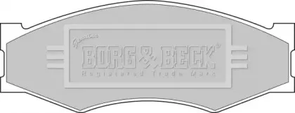 Комплект тормозных колодок, дисковый тормоз BORG & BECK купить