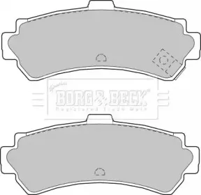 Комплект тормозных колодок, дисковый тормоз BORG & BECK купить