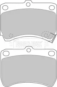 Комплект тормозных колодок, дисковый тормоз BORG & BECK купить