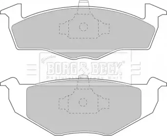 Комплект тормозных колодок, дисковый тормоз BORG & BECK купить