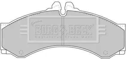 Комплект тормозных колодок, дисковый тормоз BORG & BECK купить