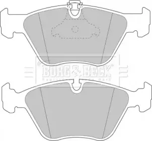 Комплект тормозных колодок, дисковый тормоз BORG & BECK купить