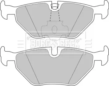 BBP1591 BORG & BECK - Гальмівні колодки до дисків BORG & BECK купить
