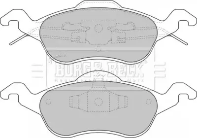 Комплект тормозных колодок, дисковый тормоз BORG & BECK купить