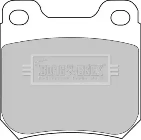 Комплект тормозных колодок, дисковый тормоз BORG & BECK купить