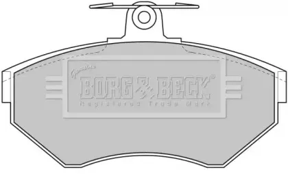 Комплект тормозных колодок, дисковый тормоз BORG & BECK купить