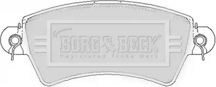 Комплект тормозных колодок, дисковый тормоз BORG & BECK купить