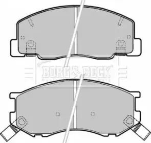 Комплект тормозных колодок, дисковый тормоз BORG & BECK купить