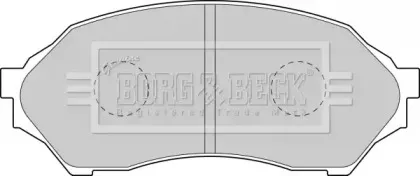 Комплект тормозных колодок, дисковый тормоз BORG & BECK купить