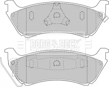 Комплект тормозных колодок, дисковый тормоз BORG & BECK купить