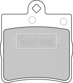 Комплект тормозных колодок, дисковый тормоз BORG & BECK купить