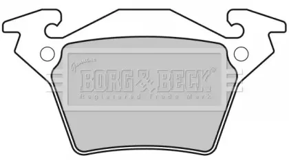 Комплект тормозных колодок, дисковый тормоз BORG & BECK купить