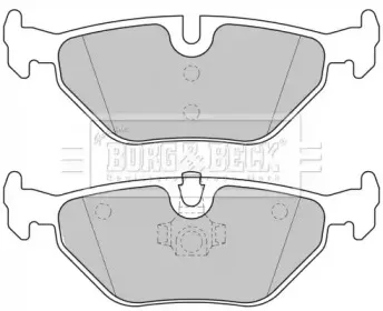 Комплект тормозных колодок, дисковый тормоз BORG & BECK купить