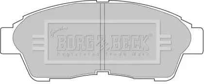 Комплект тормозных колодок, дисковый тормоз BORG & BECK купить
