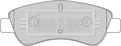 BBP1703 BORG & BECK - Гальмівні колодки до дисків BORG & BECK купить