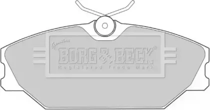 Комплект тормозных колодок, дисковый тормоз BORG & BECK купить