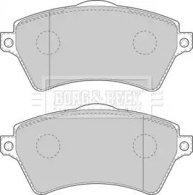 Комплект тормозных колодок, дисковый тормоз BORG & BECK купить