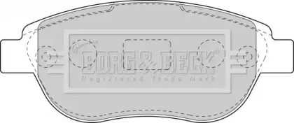 Комплект тормозных колодок, дисковый тормоз BORG & BECK купить