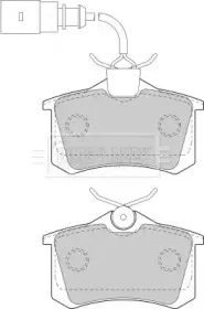 Комплект тормозных колодок, дисковый тормоз BORG & BECK купить