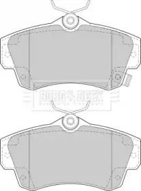 Комплект тормозных колодок, дисковый тормоз BORG & BECK купить