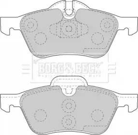 Комплект тормозных колодок, дисковый тормоз BORG & BECK купить
