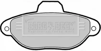 Комплект тормозных колодок, дисковый тормоз BORG & BECK купить