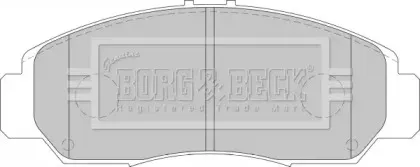Комплект тормозных колодок, дисковый тормоз BORG & BECK купить