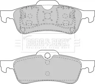 Комплект тормозных колодок, дисковый тормоз BORG & BECK купить