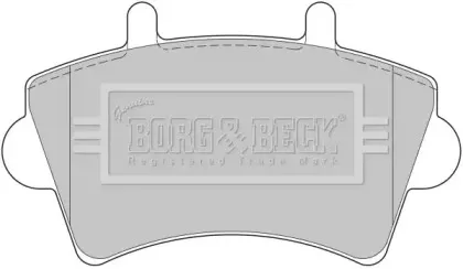 Комплект тормозных колодок, дисковый тормоз BORG & BECK купить