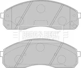 Комплект тормозных колодок, дисковый тормоз BORG & BECK купить