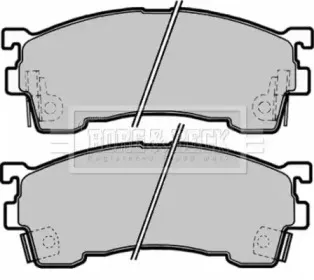 Комплект тормозных колодок, дисковый тормоз BORG & BECK купить