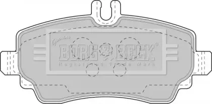 Комплект тормозных колодок, дисковый тормоз BORG & BECK купить