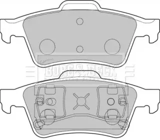 Комплект тормозных колодок, дисковый тормоз BORG & BECK купить