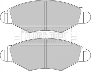 Комплект тормозных колодок, дисковый тормоз BORG & BECK купить