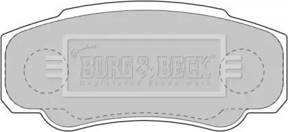 Комплект тормозных колодок, дисковый тормоз BORG & BECK купить