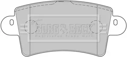 BBP1773 BORG & BECK - Гальмівні колодки до дисків BORG & BECK купить
