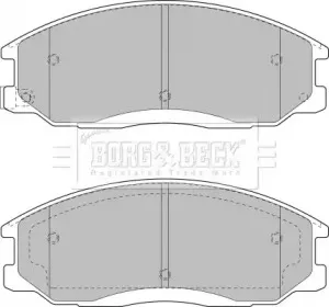 Комплект тормозных колодок, дисковый тормоз BORG & BECK купить