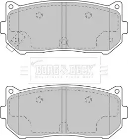 Комплект тормозных колодок, дисковый тормоз BORG & BECK купить