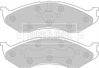 Комплект тормозных колодок, дисковый тормоз BORG & BECK купить