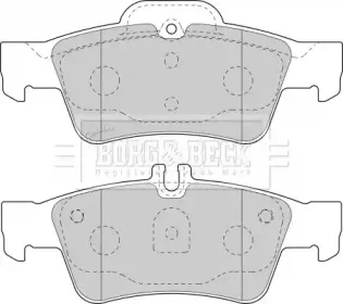 BBP1798 BORG & BECK - Гальмівні колодки до дисків BORG & BECK купить