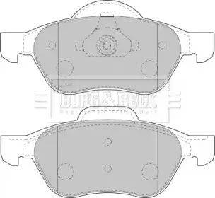 Комплект тормозных колодок, дисковый тормоз BORG & BECK купить