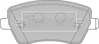 BBP1807 BORG & BECK - Гальмівні колодки до дисків BORG & BECK купить