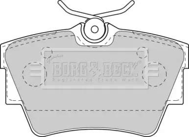BBP1813 BORG & BECK - Гальмівні колодки до дисків BORG & BECK купить