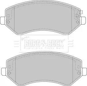 Комплект тормозных колодок, дисковый тормоз BORG & BECK купить