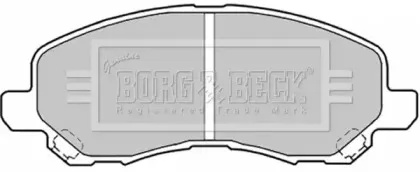 Комплект тормозных колодок, дисковый тормоз BORG & BECK купить