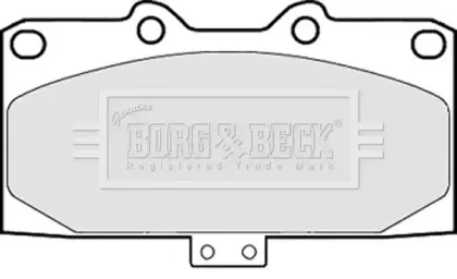 Комплект тормозных колодок, дисковый тормоз BORG & BECK купить