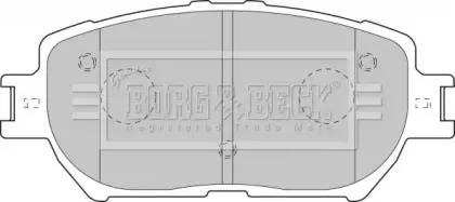 Комплект тормозных колодок, дисковый тормоз BORG & BECK купить